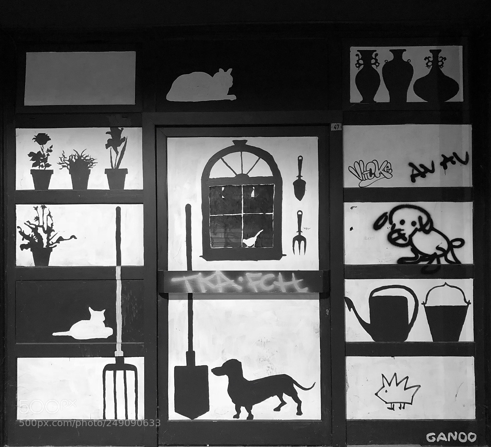 Apple iPhone X sample photo. Wall painting photography