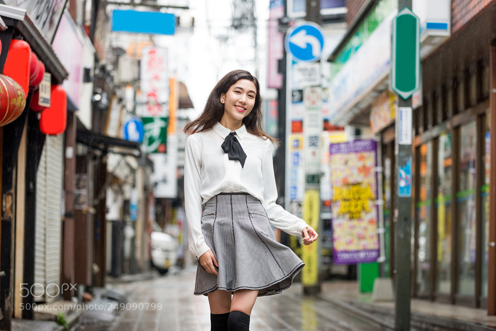 Nikon D610 sample photo. Young japanese girl outdoors photography
