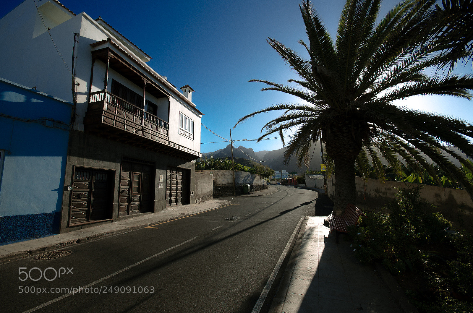 Pentax K-5 sample photo. Canarian house photography