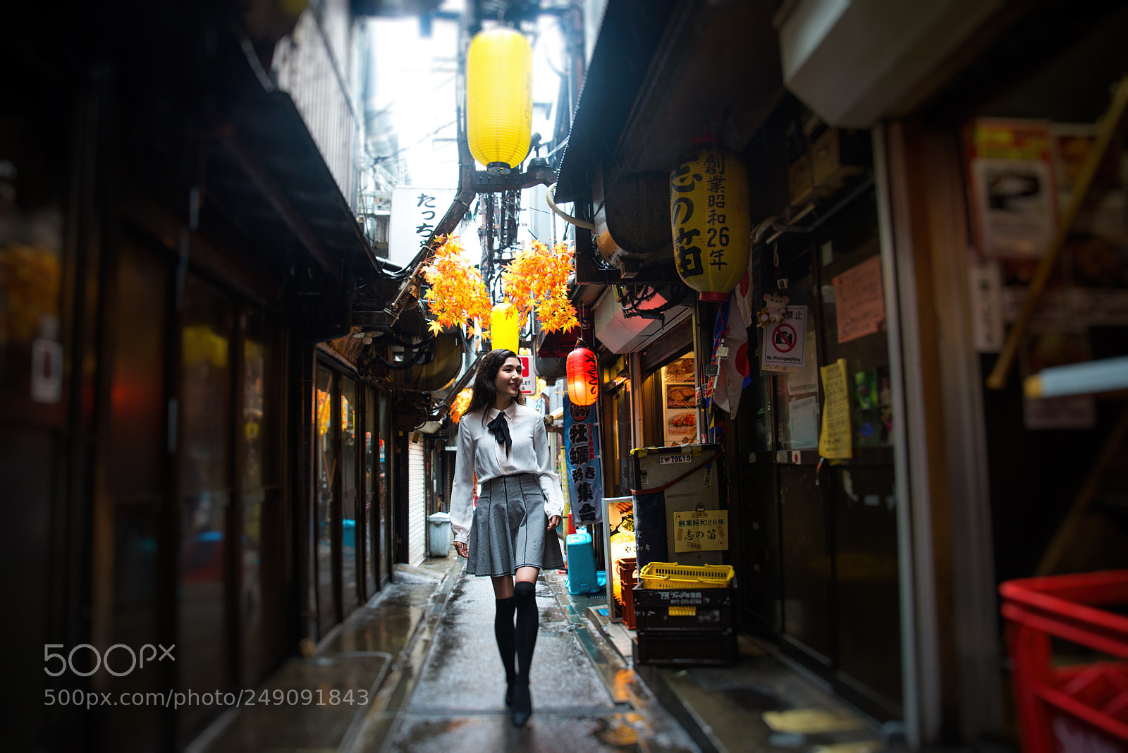 Nikon D610 sample photo. Young japanese girl outdoors photography