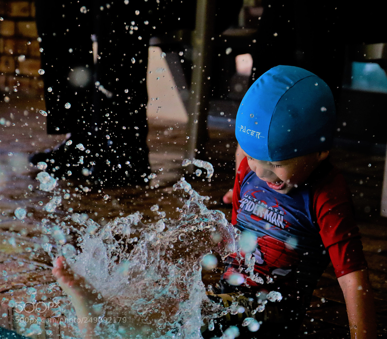 Canon EOS 7D Mark II sample photo. Kicking splash photography