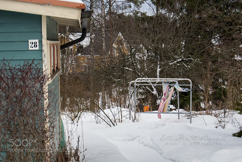 Nikon D3000 sample photo. Sights of snowy kokkola photography