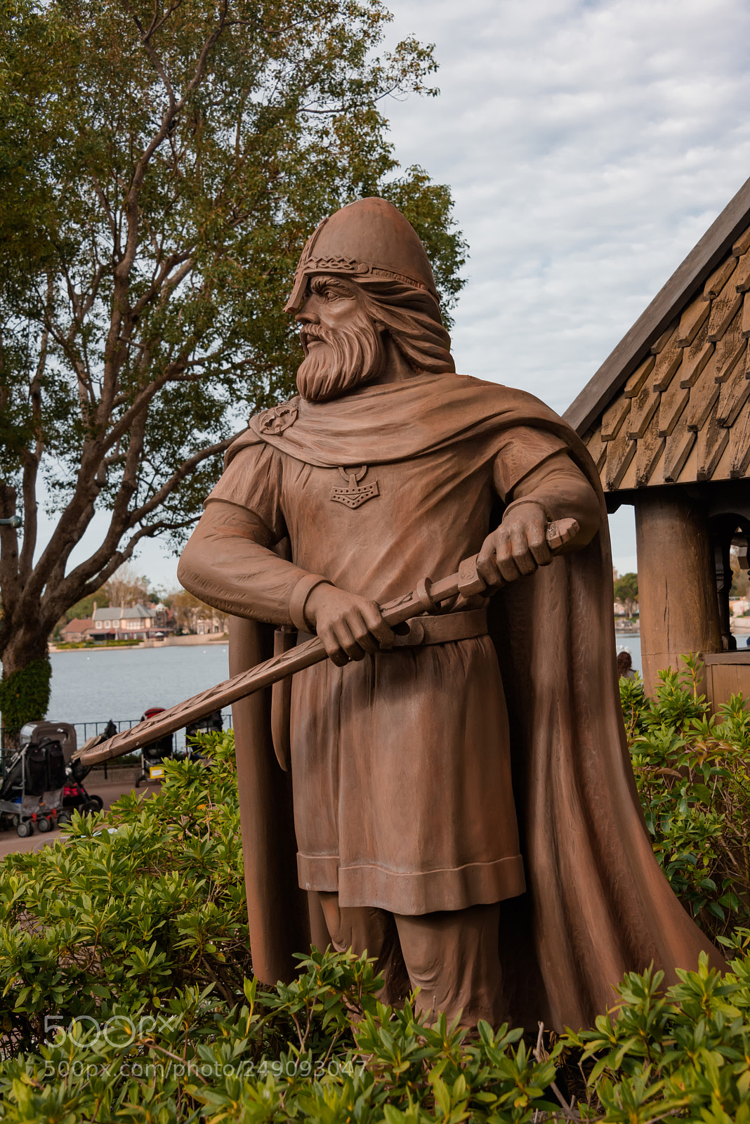 Nikon D810 sample photo. Statue of a viking photography