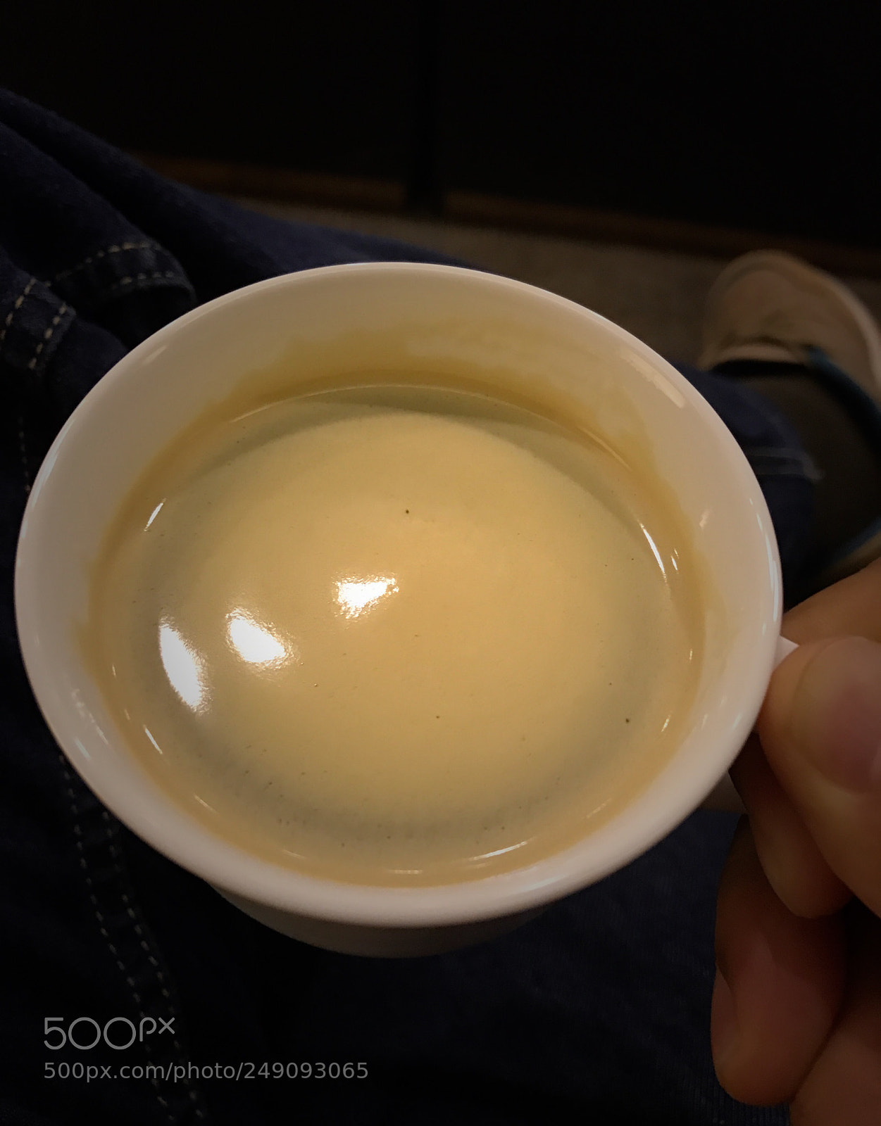 Apple iPhone 7 sample photo. A cup of espresso photography