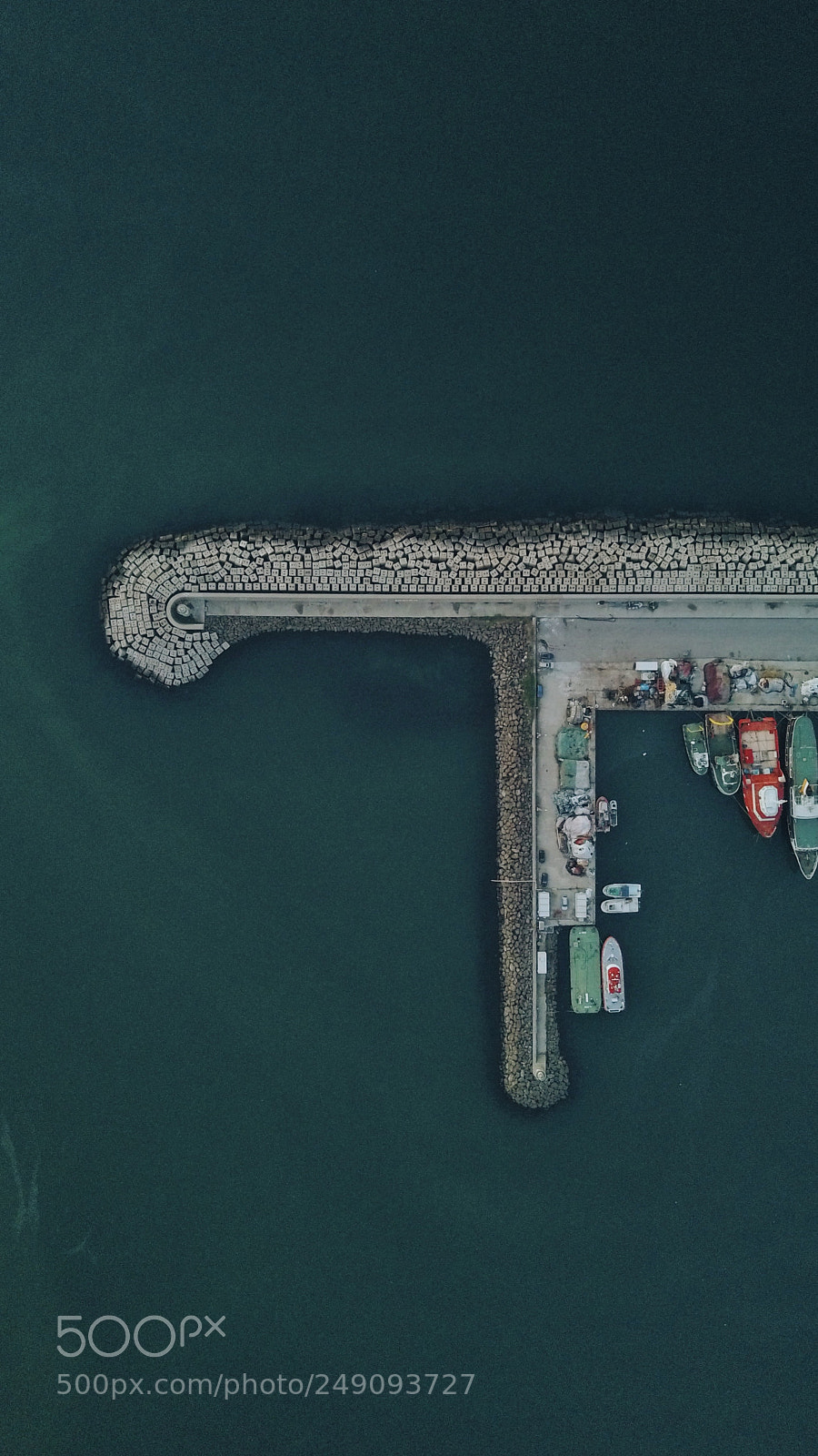 DJI FC220 sample photo. Little harbor - istanbul photography