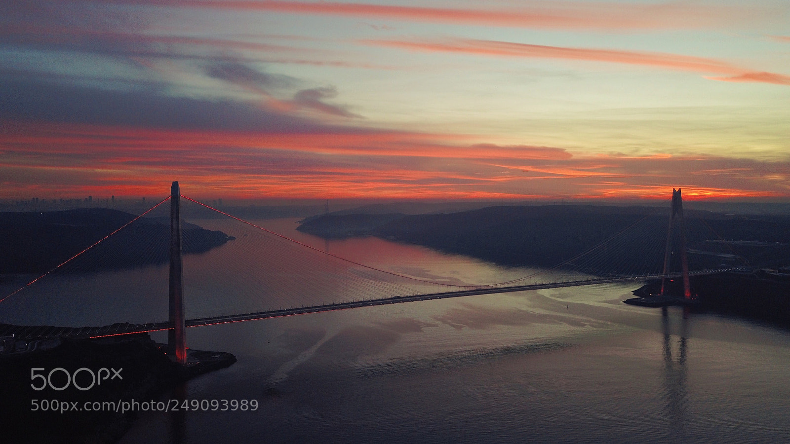 DJI FC220 sample photo. Yavuz sultan selim bridge photography