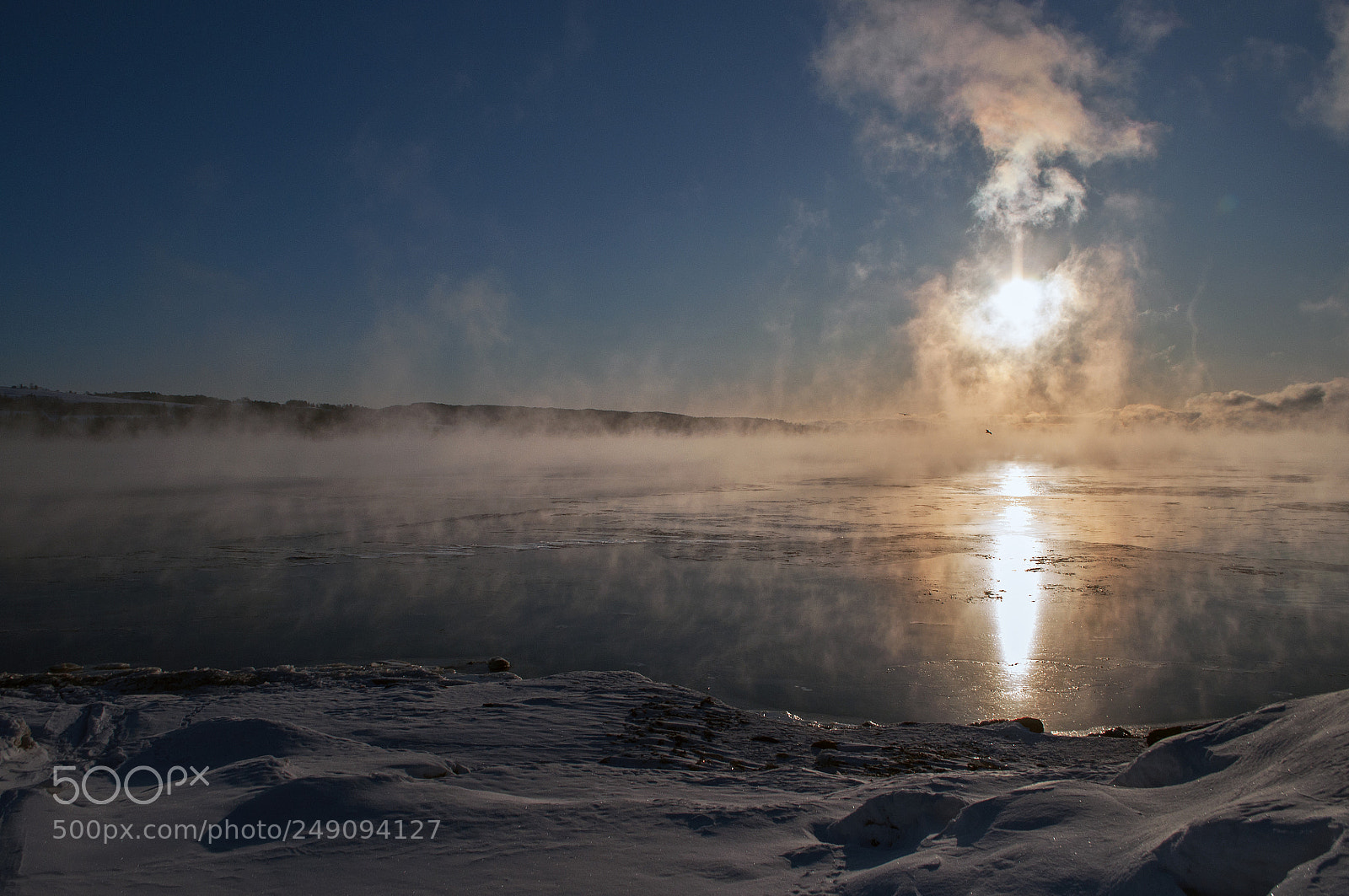 Nikon D5000 sample photo. Cold winter norway photography