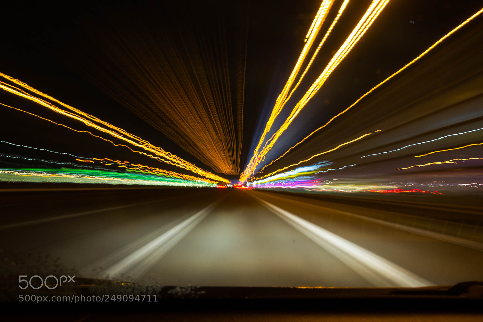 Nikon D3100 sample photo. Night at the highway! photography