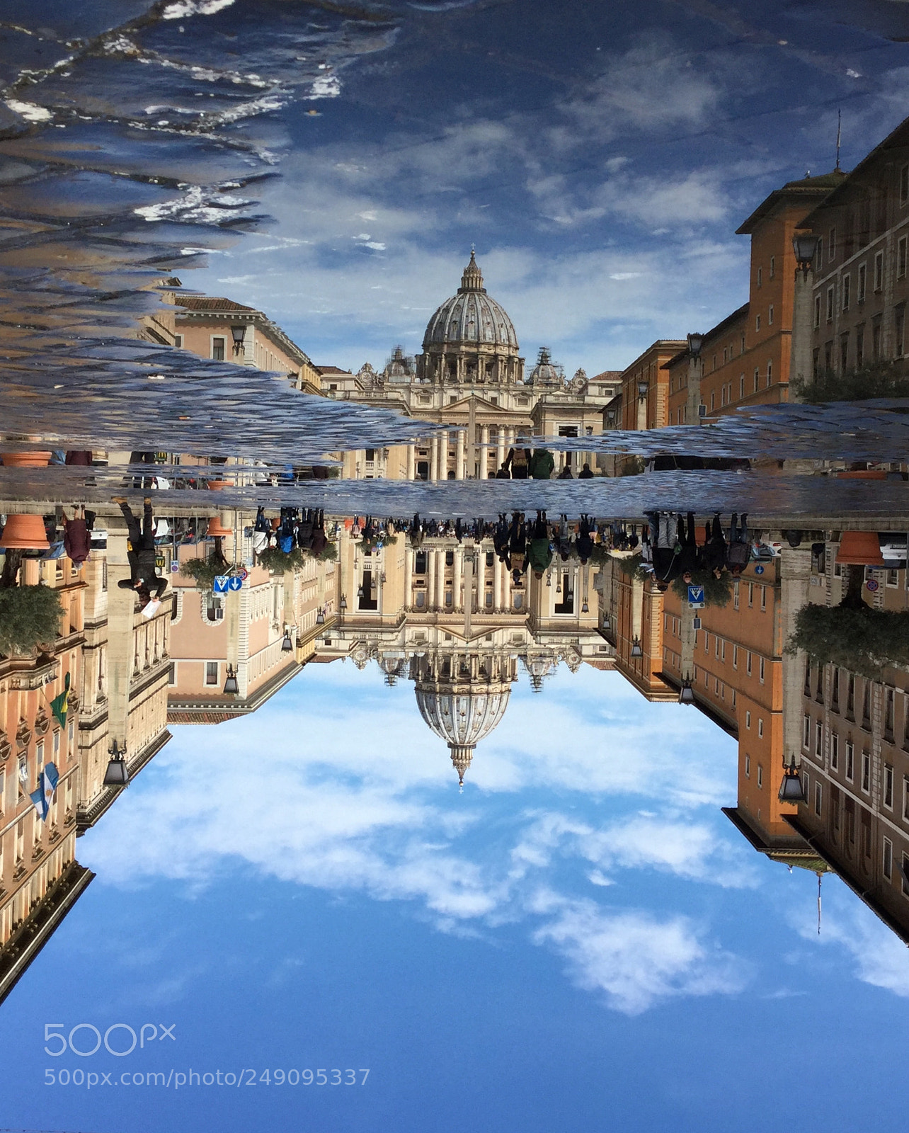 Apple iPad Air 2 sample photo. Roma, via della conciliazione.  photography