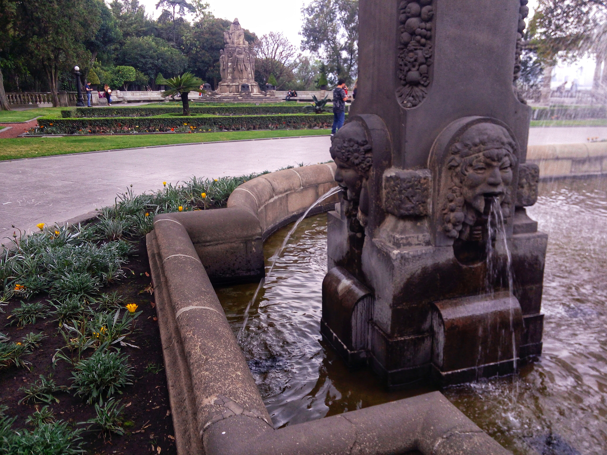 LG G3 Stylus sample photo. Gardens of chapultepec castle photography