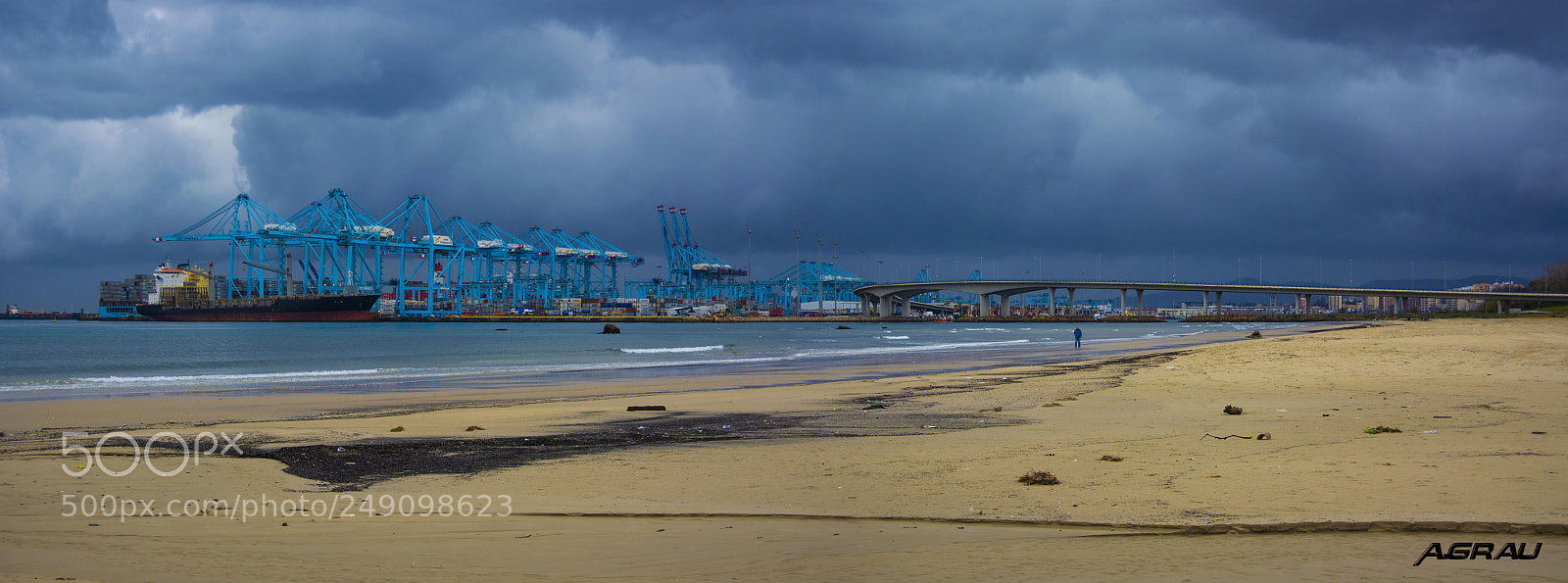 Nikon D5200 sample photo. Algeciras - puerto photography