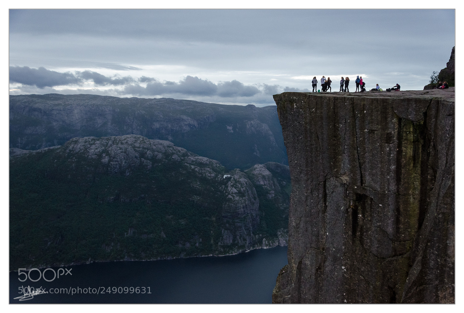 Nikon D7000 sample photo. Preikestolen hike photography
