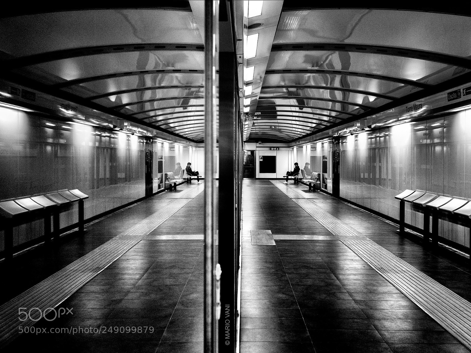 Olympus PEN-F sample photo. Reflections underground photography