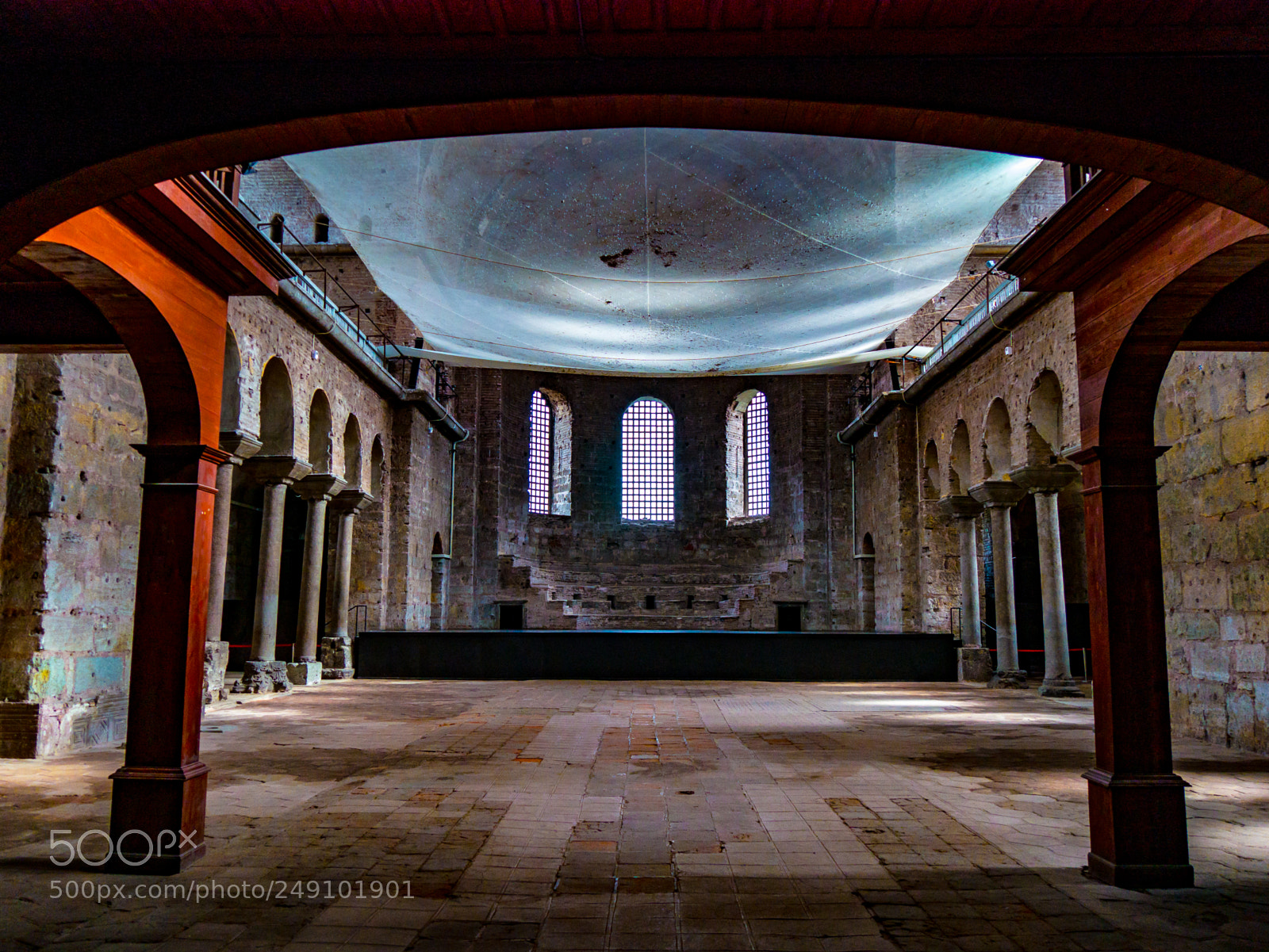 Panasonic Lumix DMC-G85 (Lumix DMC-G80) sample photo. Interior hagia irene photography