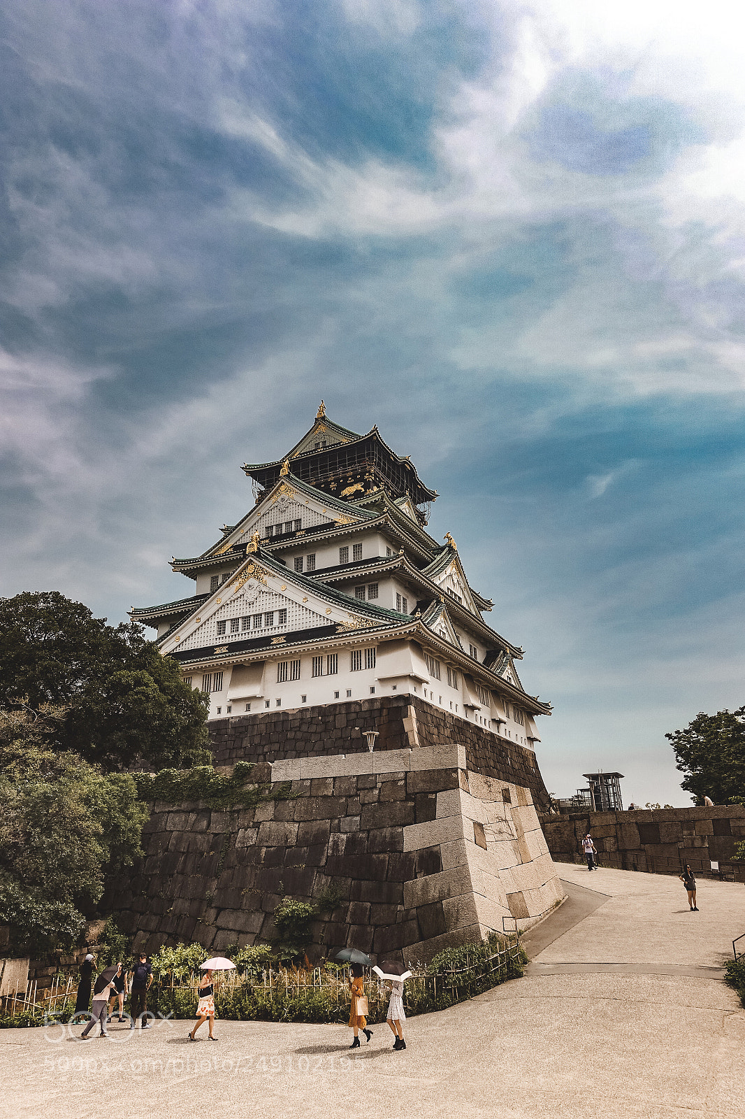 Sony Cyber-shot DSC-RX100 IV sample photo. Osaka castle photography