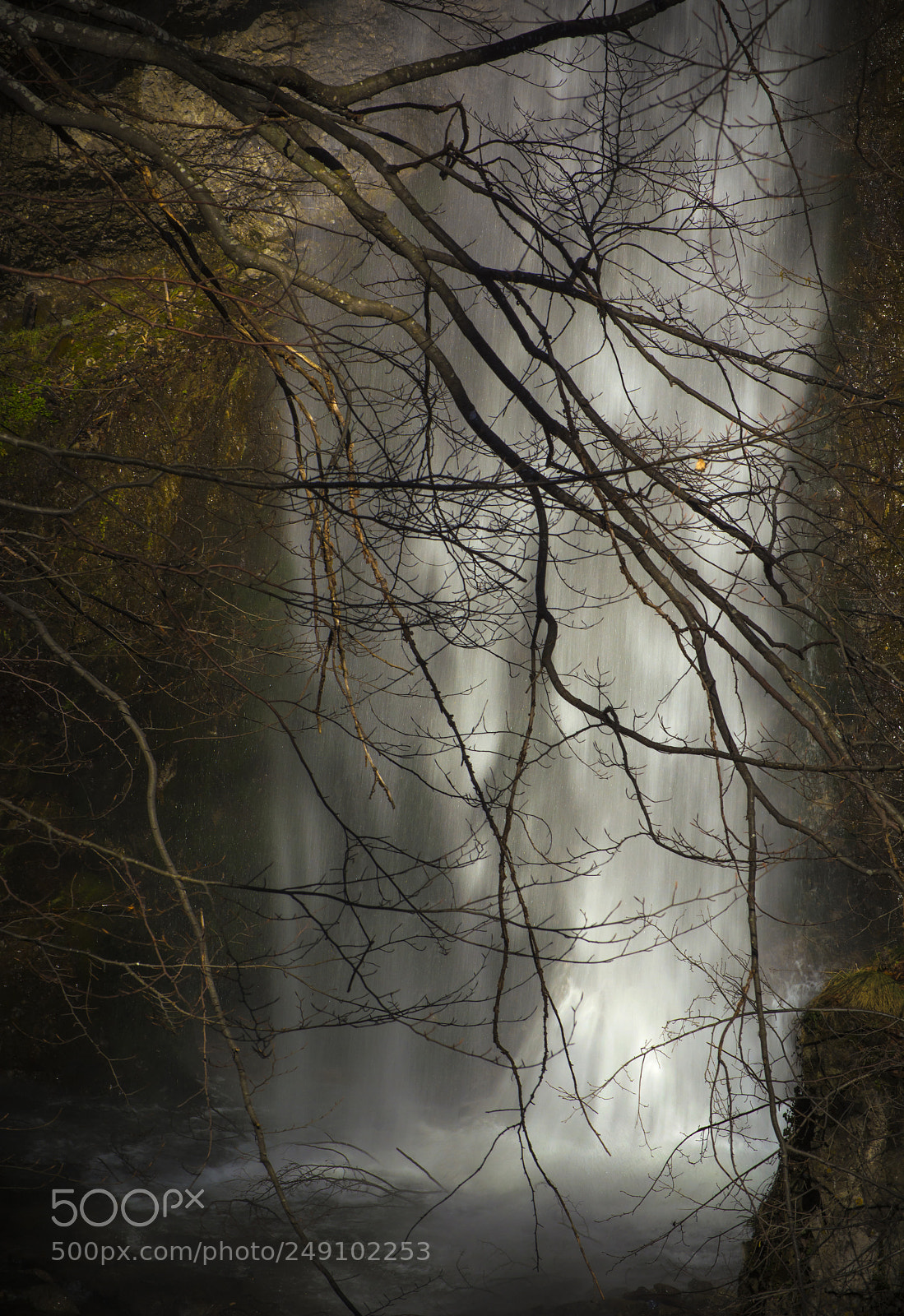 Nikon D5200 sample photo. An early spring waterfall 2 photography