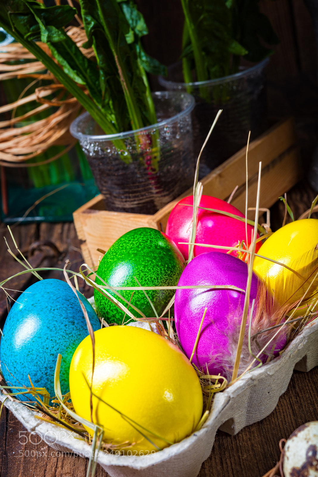 Nikon D810 sample photo. Colorful easter eggs photography