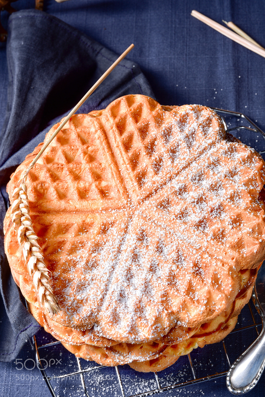 Nikon D810 sample photo. Fresh and tasty waffle photography