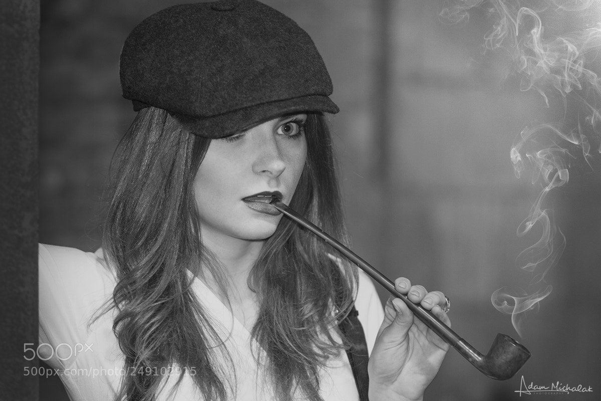 Nikon D7100 sample photo. B&w smoke photography