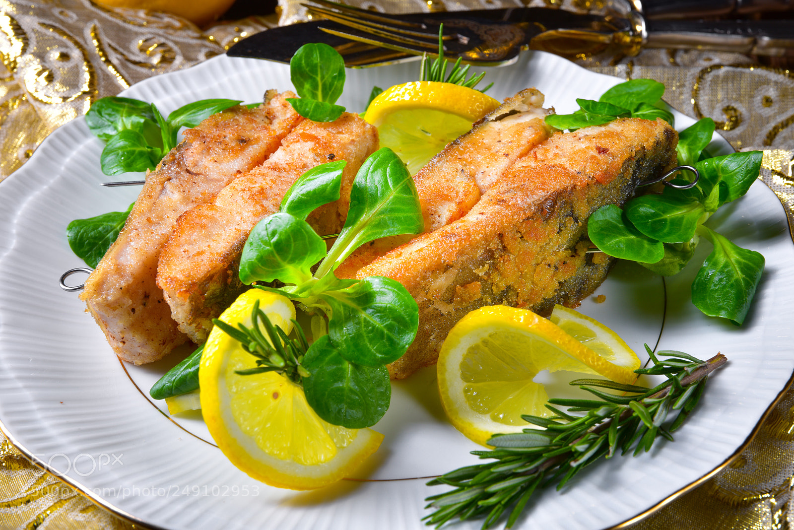Nikon D810 sample photo. Fried carp fillet on photography
