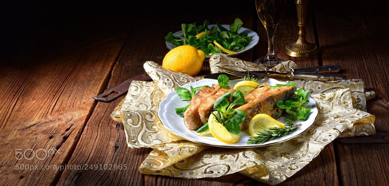 Nikon D810 sample photo. Fried carp fillet on photography