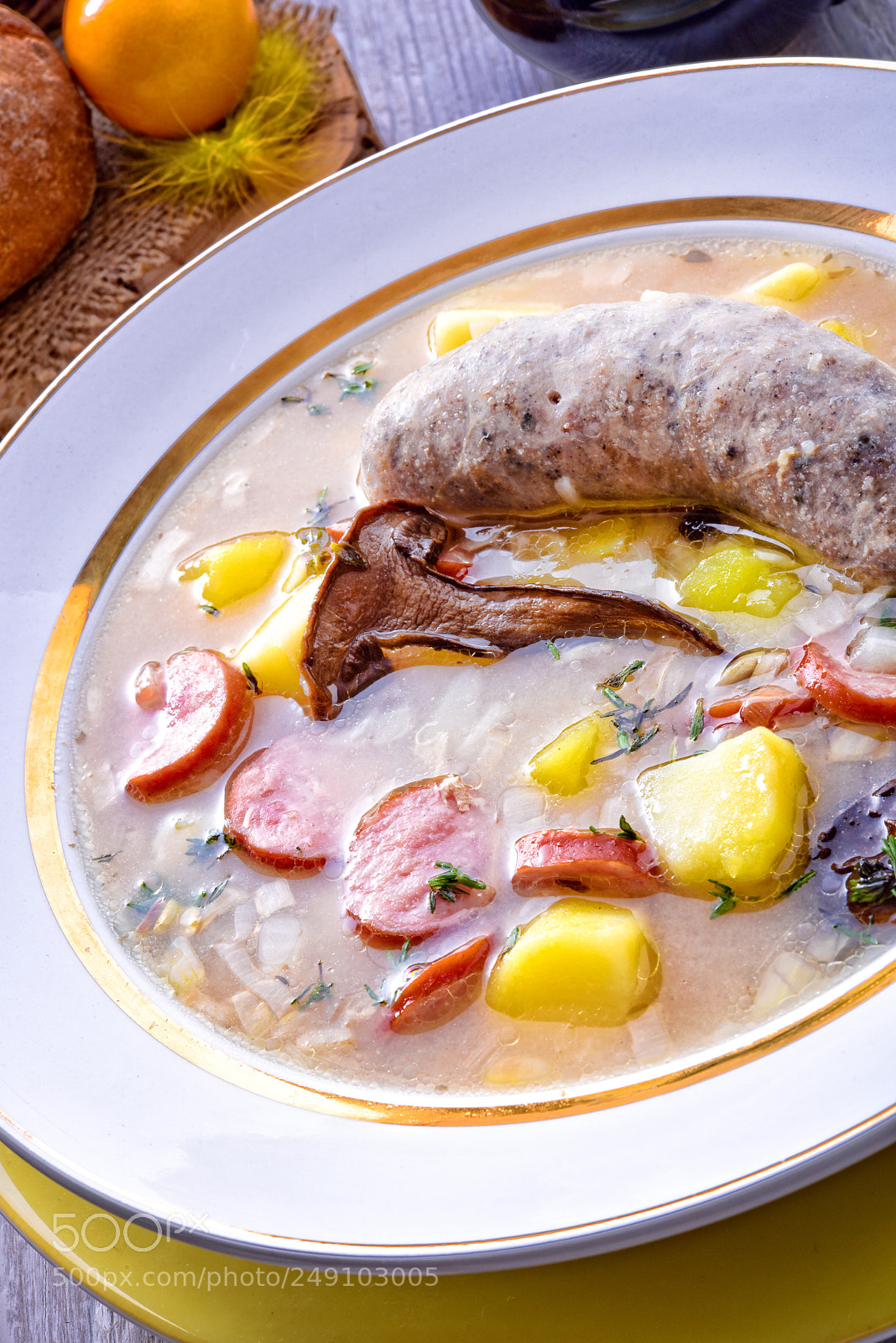Nikon D810 sample photo. Polish easter soup photography