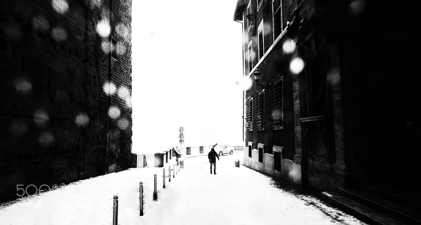 Canon EOS 5D Mark IV sample photo. Snow in capitoline hill photography