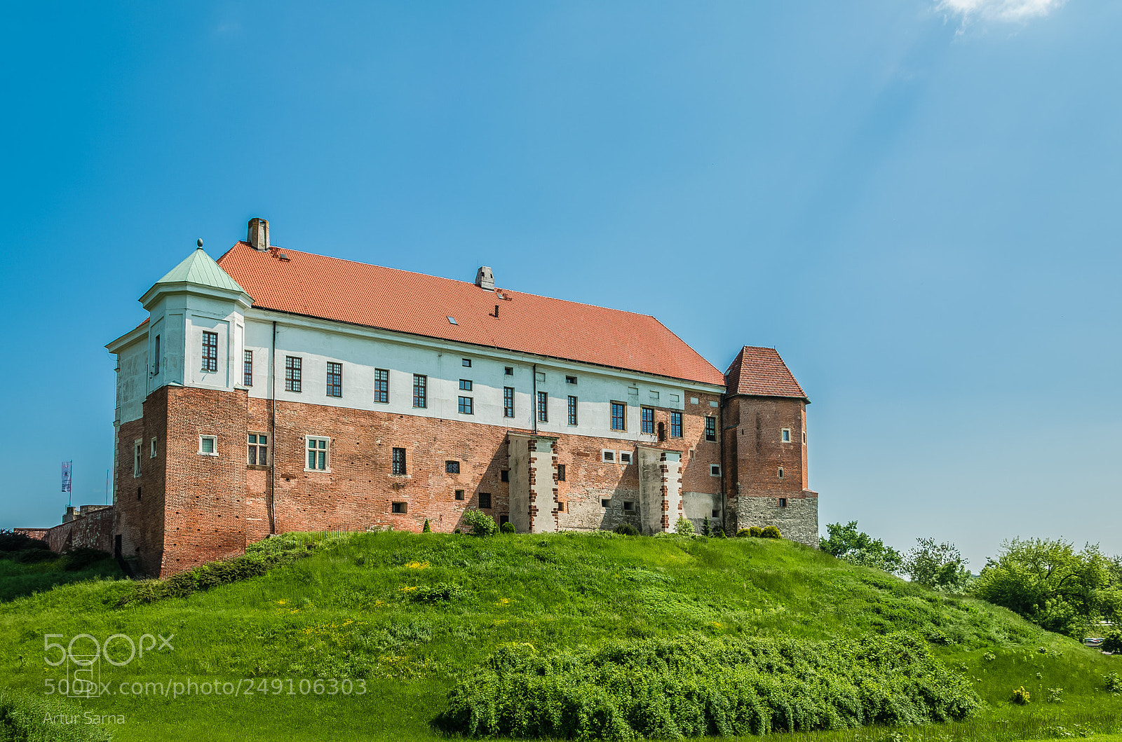 Nikon D5100 sample photo. Sandomierz castle in summer photography