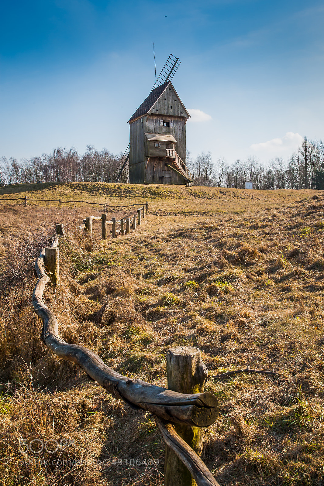 Canon EOS-1D Mark III sample photo. Spring windmill photography