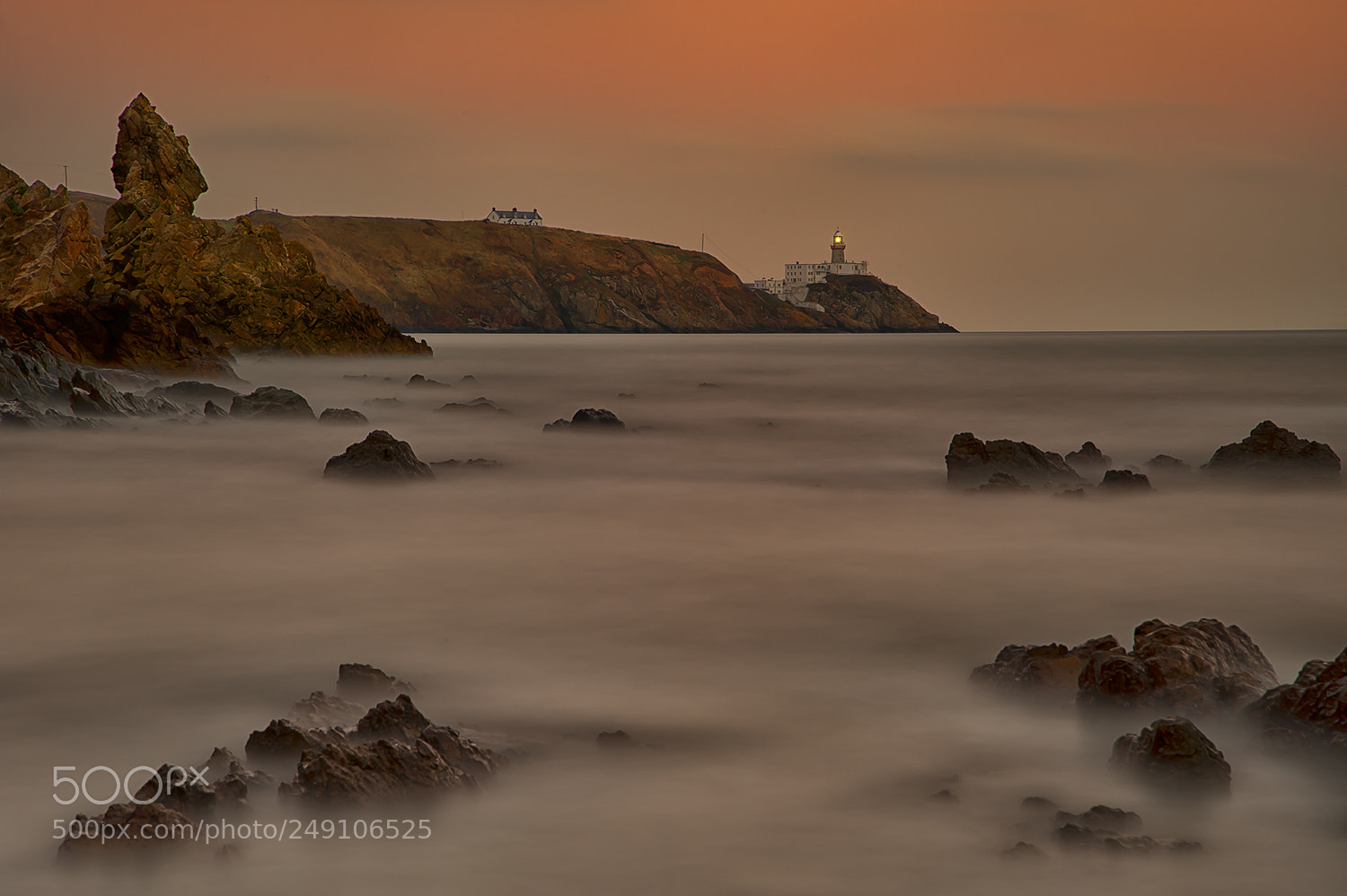 Nikon D700 sample photo. Howth lighthouse photography