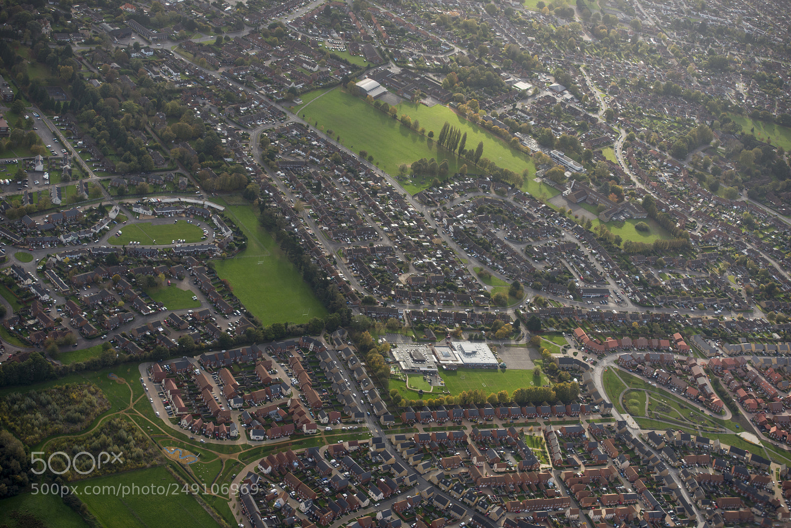 Nikon D800 sample photo. Didcot from above! photography