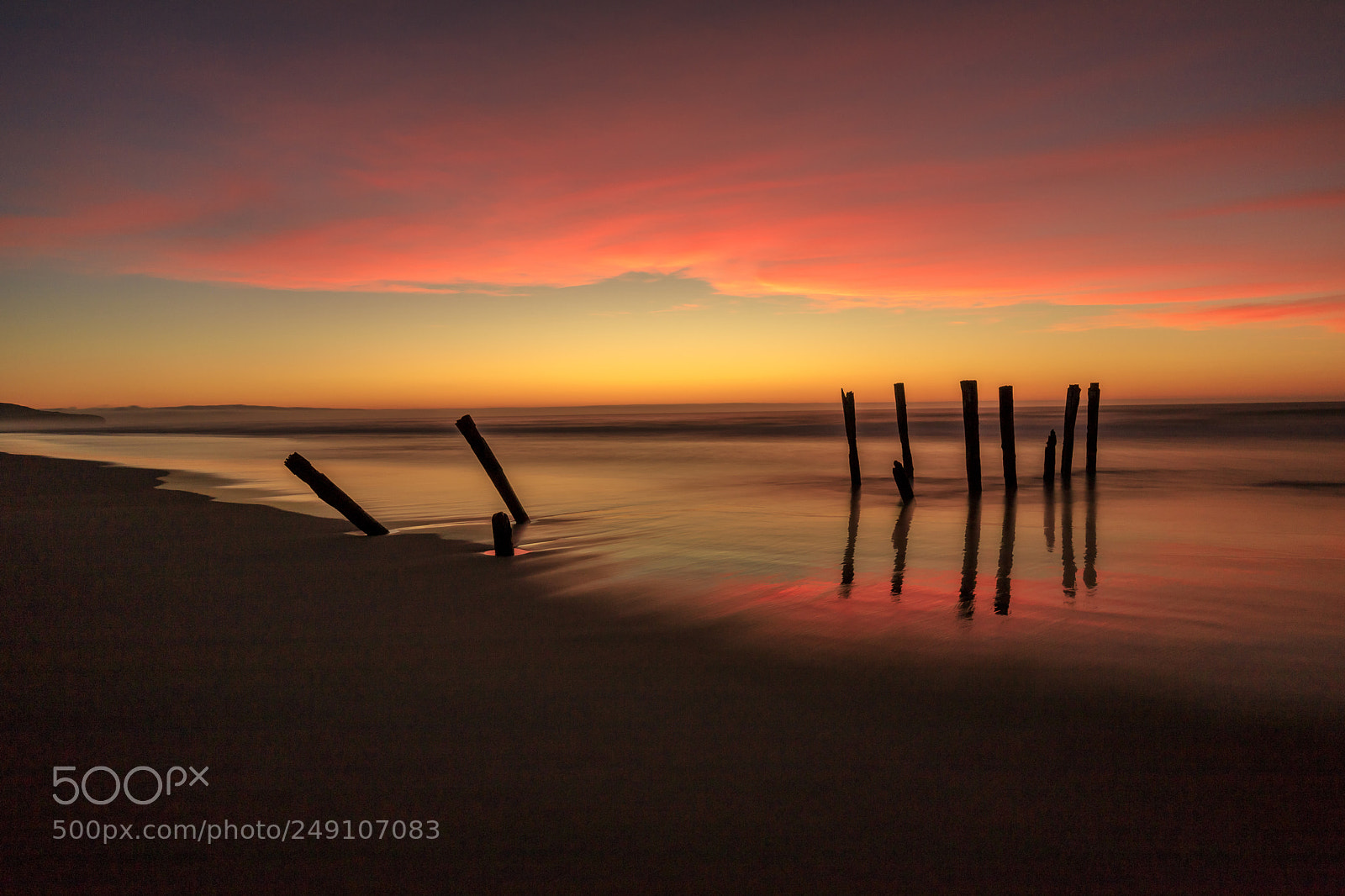 Canon EOS 6D Mark II sample photo. Old jetty at dawn photography