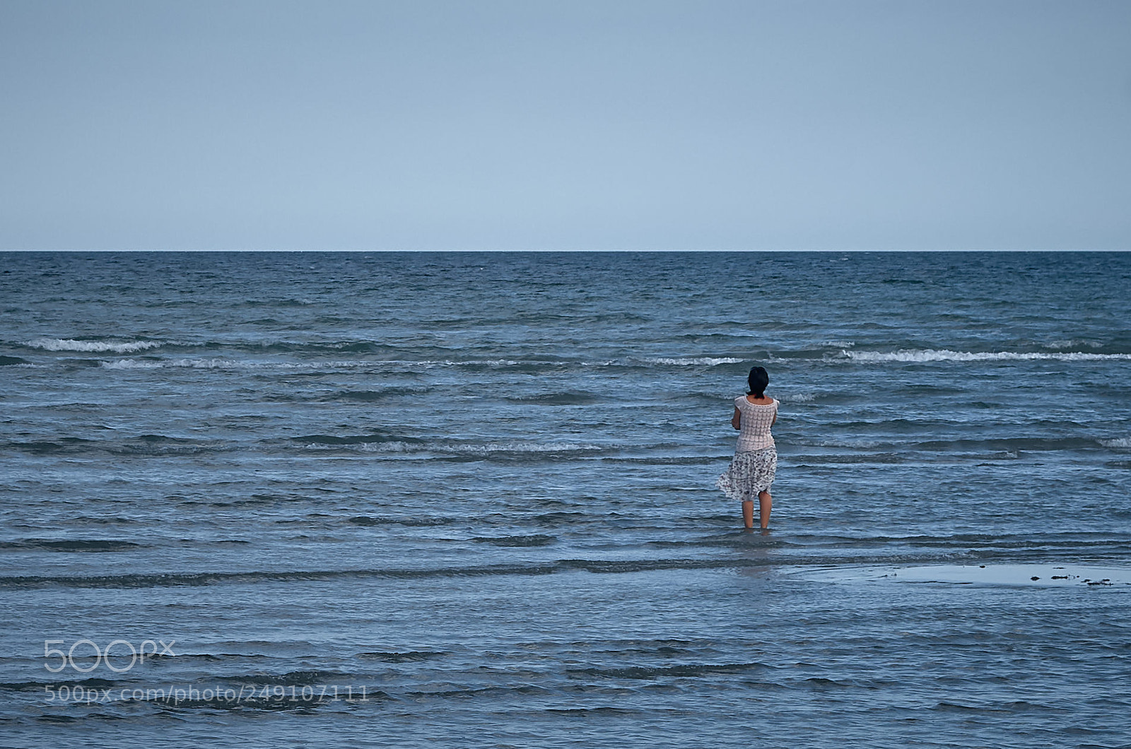 Pentax K-30 sample photo. The endless sea. photography