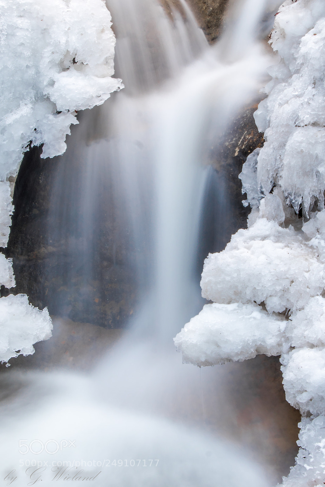 Nikon D5500 sample photo. Ice and water photography