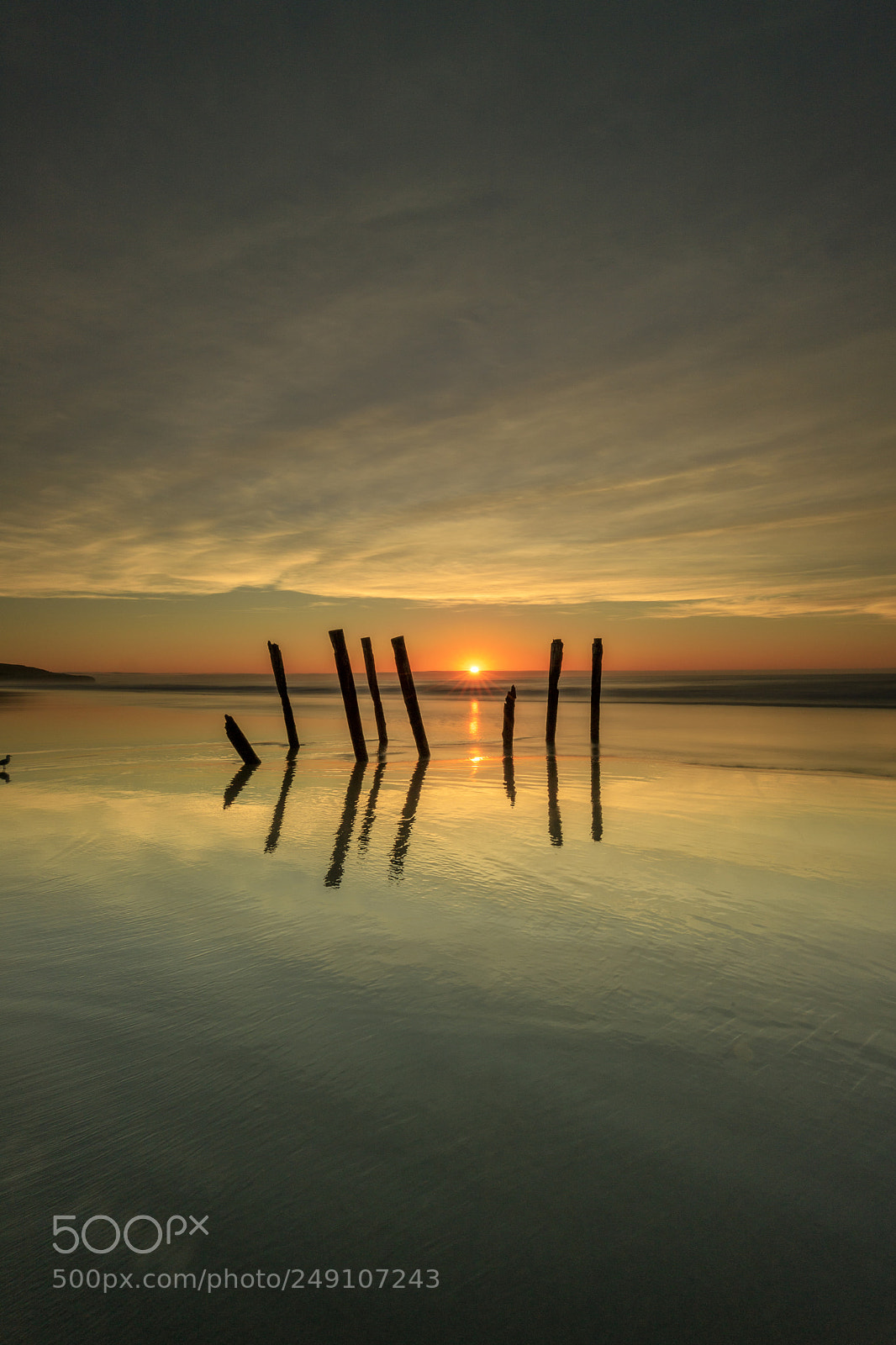 Canon EOS 6D Mark II sample photo. Sunrise over old jetty photography