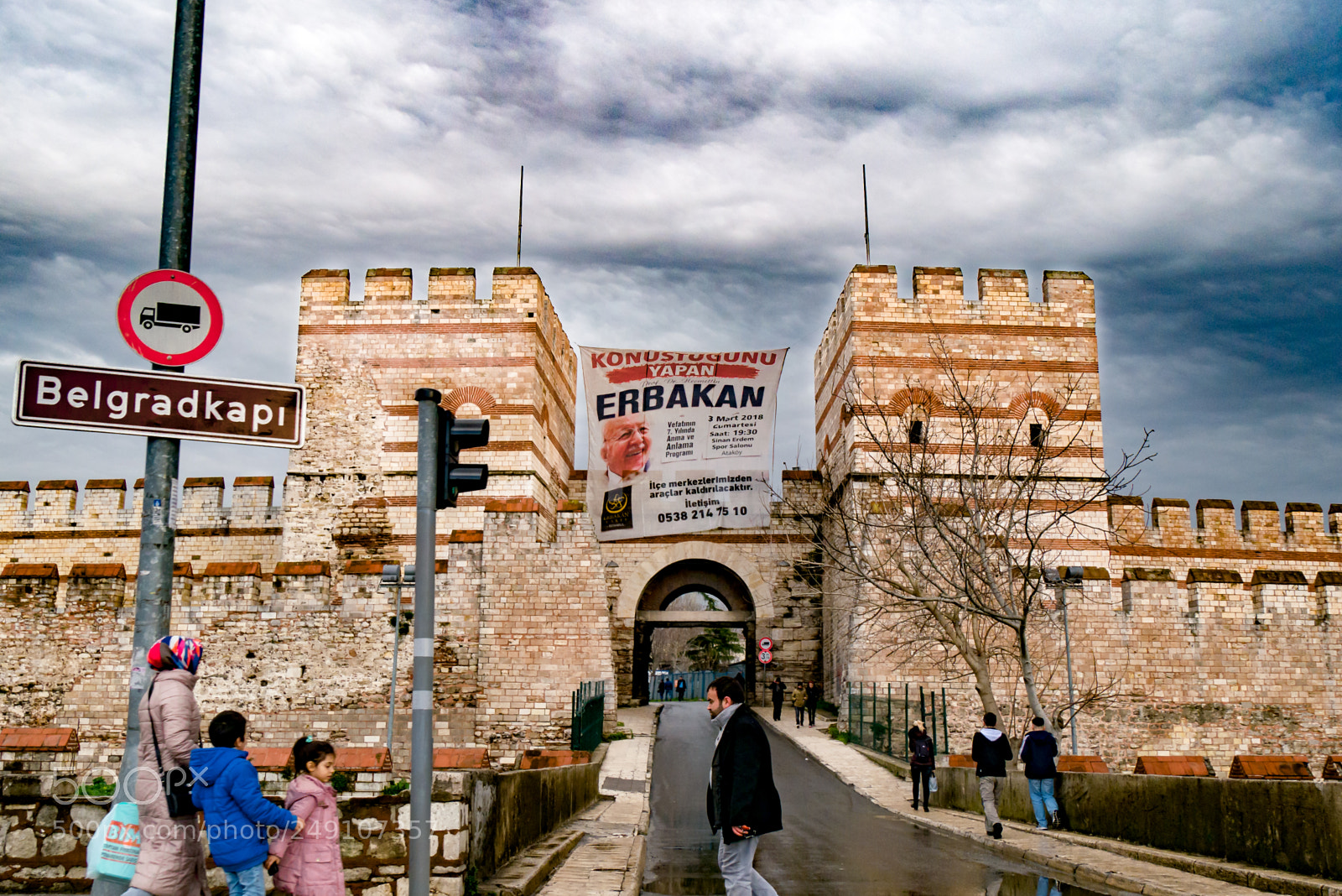 Panasonic Lumix DMC-G85 (Lumix DMC-G80) sample photo. Theodosian walls & golden gate photography