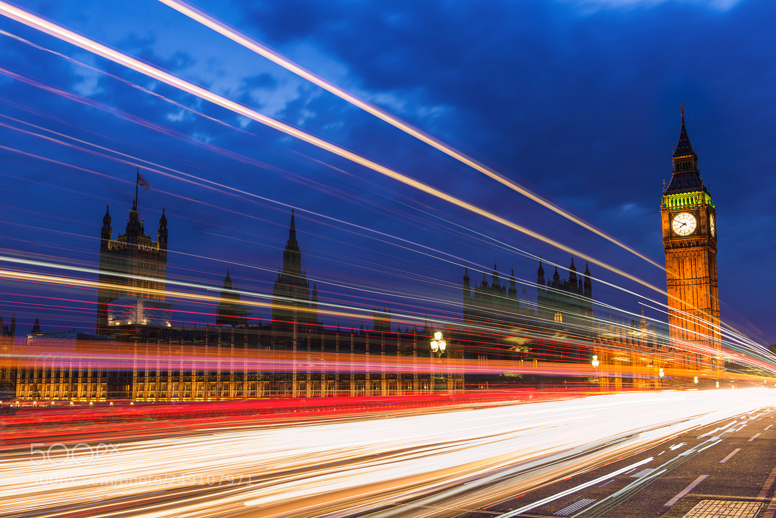 Nikon D800 sample photo. London at twilight photography