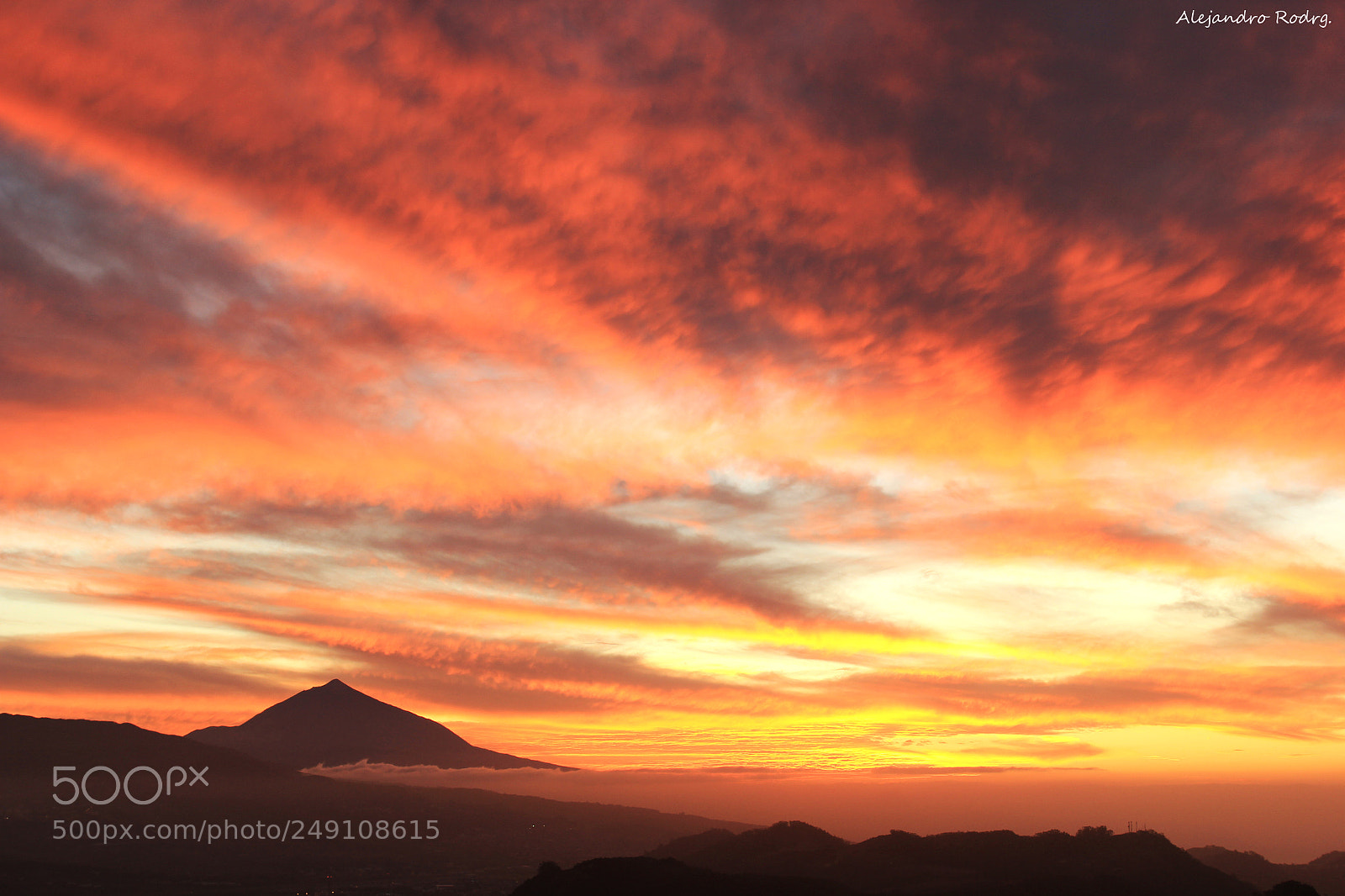 Canon EOS 60D sample photo. Atardecer desde jardina, tenerife photography