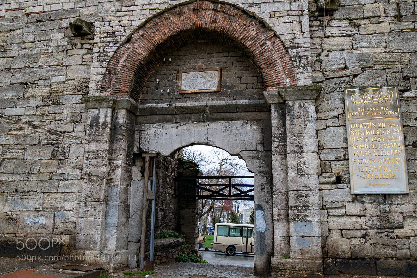 Panasonic Lumix DMC-G85 (Lumix DMC-G80) sample photo. Historical gate and restored photography