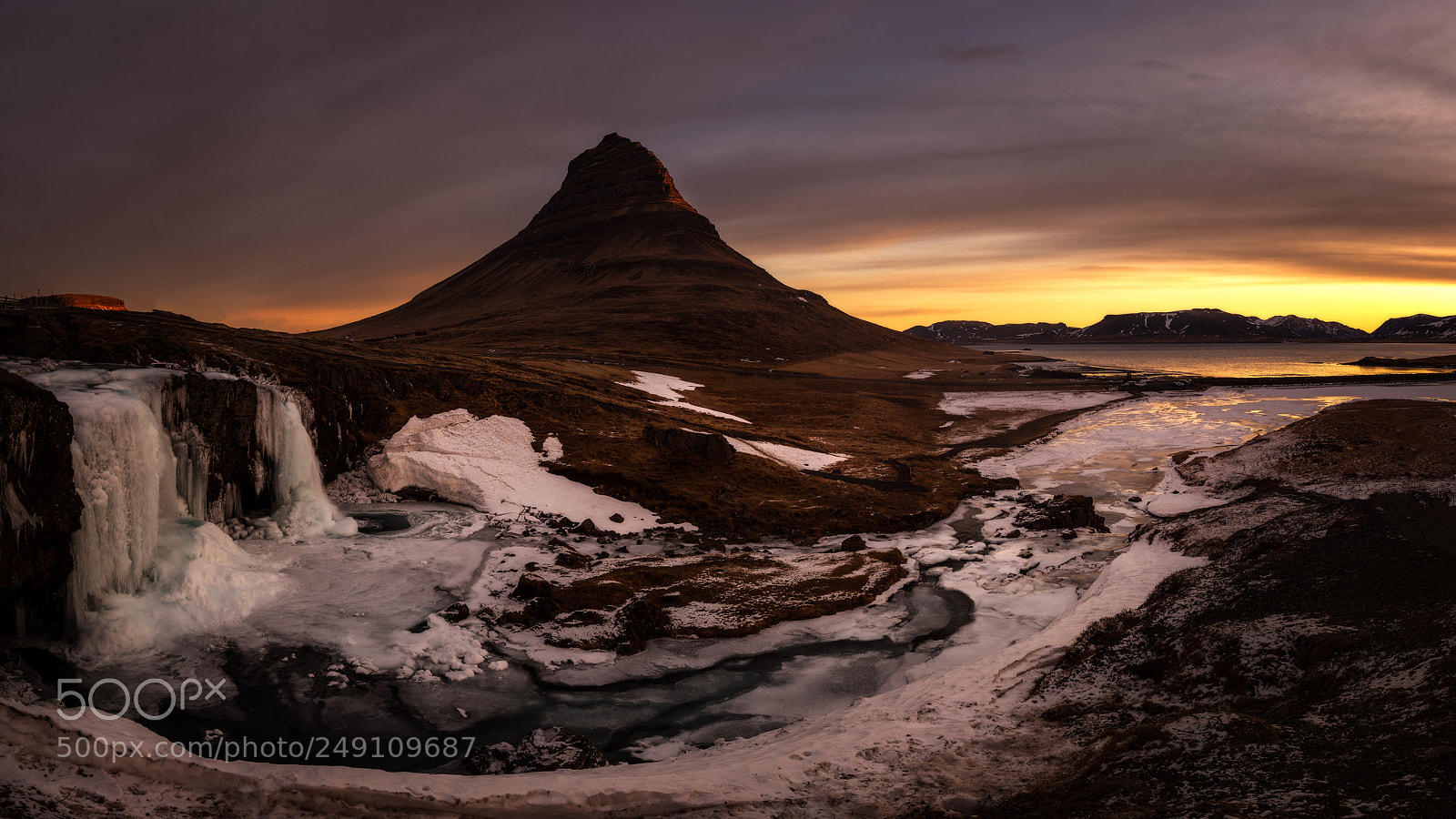 Nikon D810 sample photo. Amanecer en el kirkjufell photography