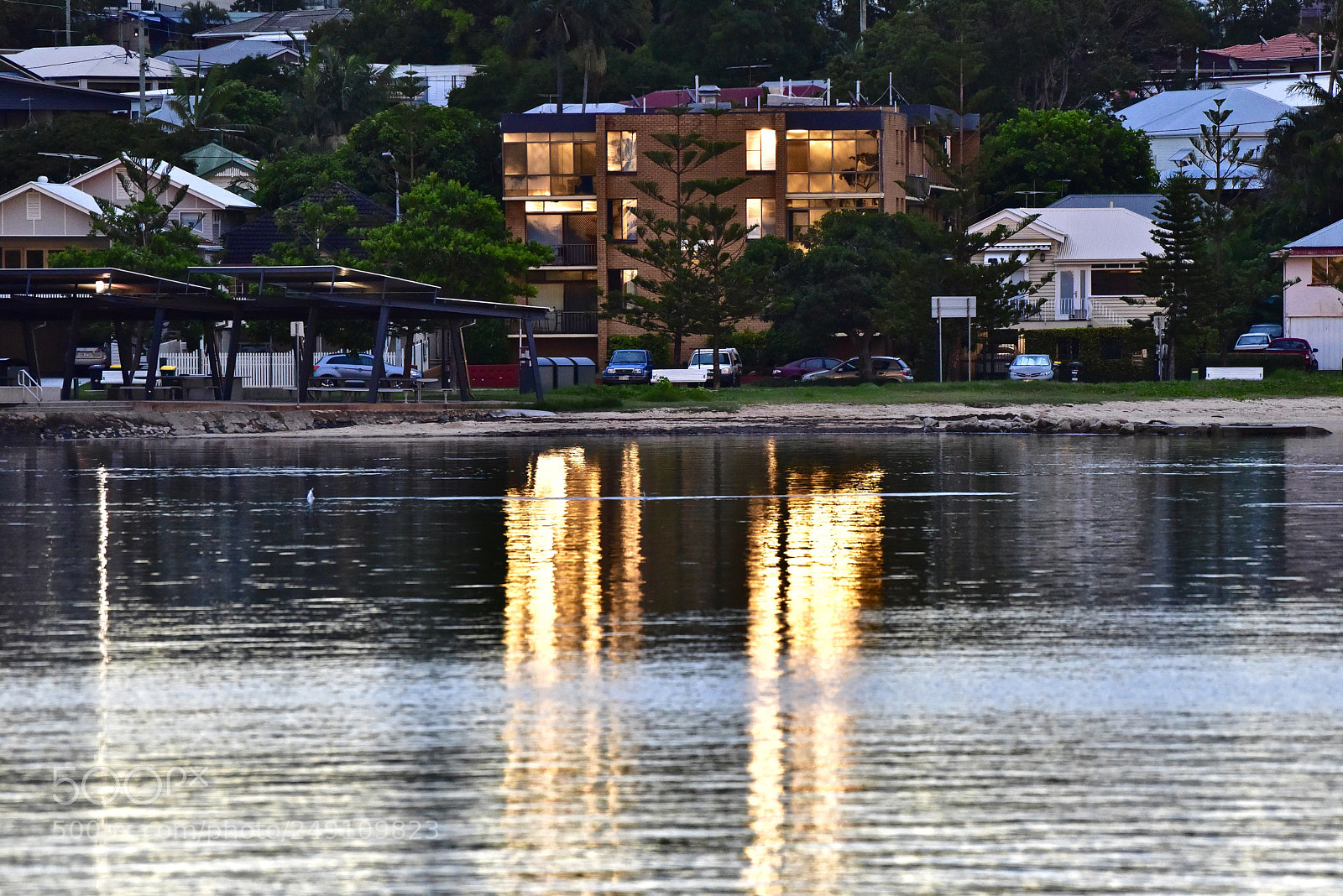 Nikon D810 sample photo. Lights from the esplanade photography