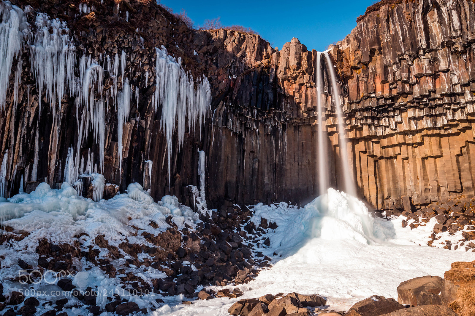 Canon EOS 80D sample photo. Svartifoss photography
