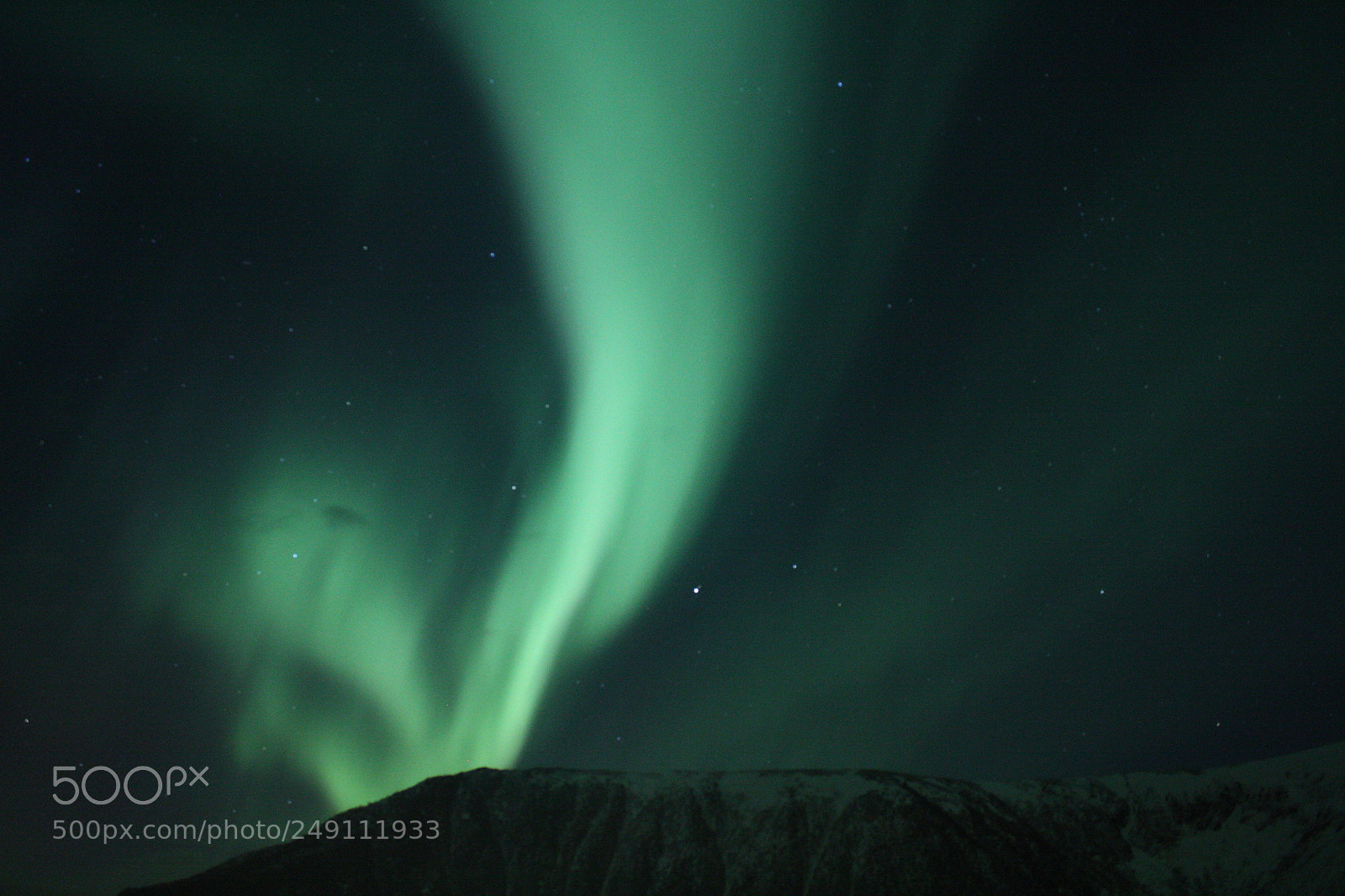 Canon EF-S 18-55mm F3.5-5.6 IS sample photo. Night in lofoten photography