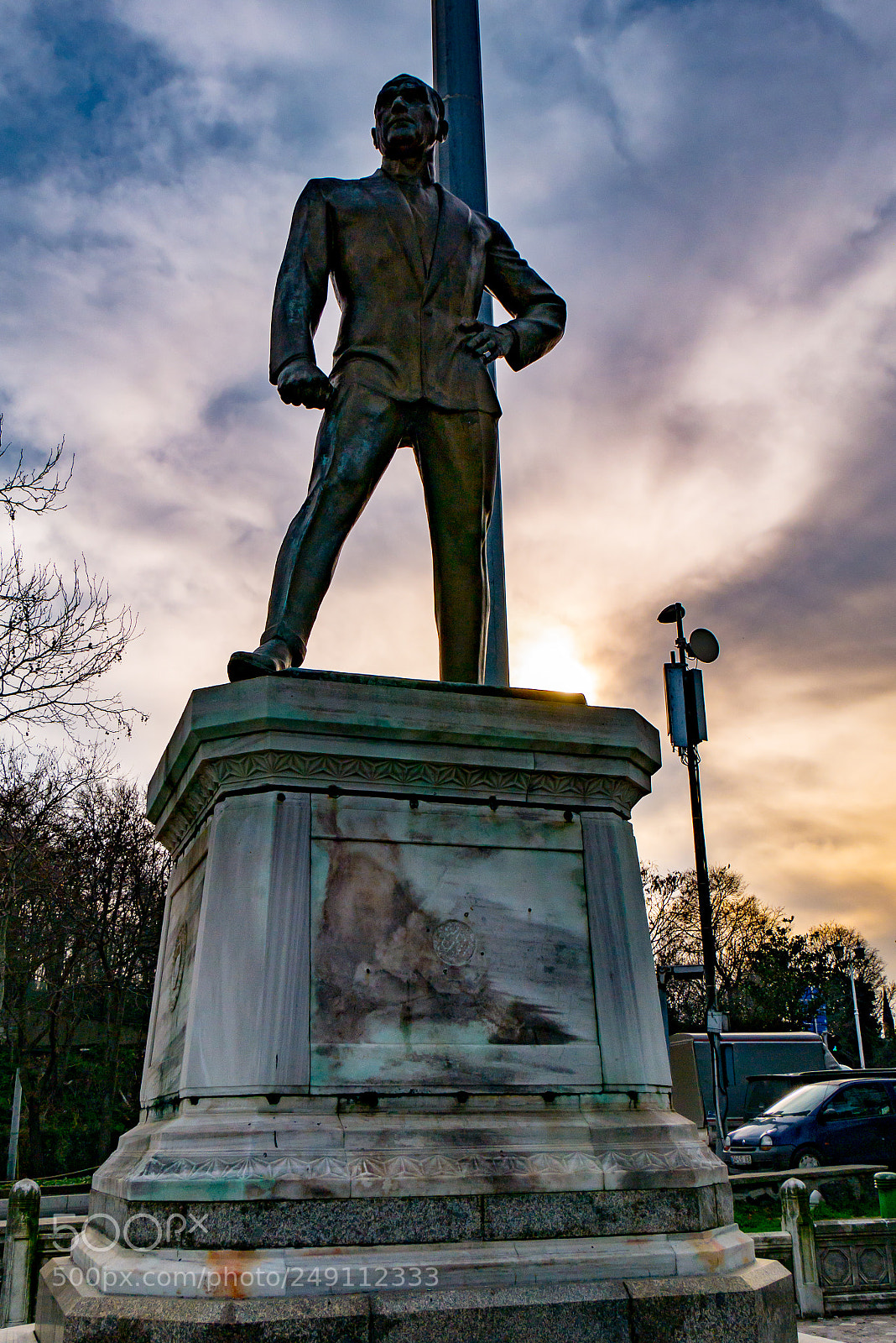 Panasonic Lumix DMC-G85 (Lumix DMC-G80) sample photo. Attaturk statue photography