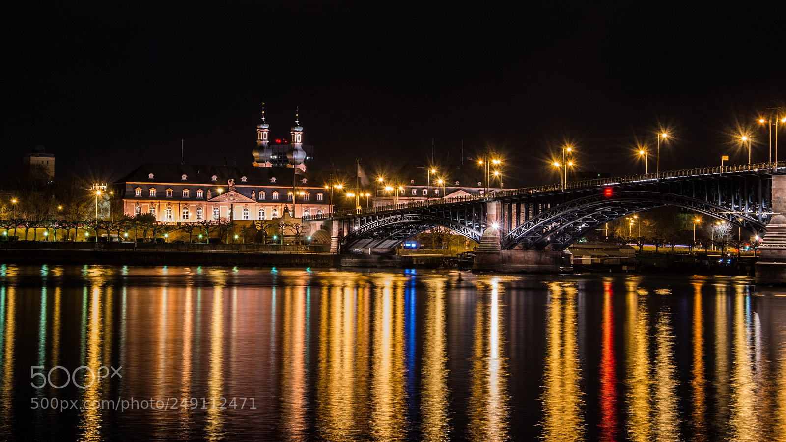 Nikon D7200 sample photo. Mainz at night photography