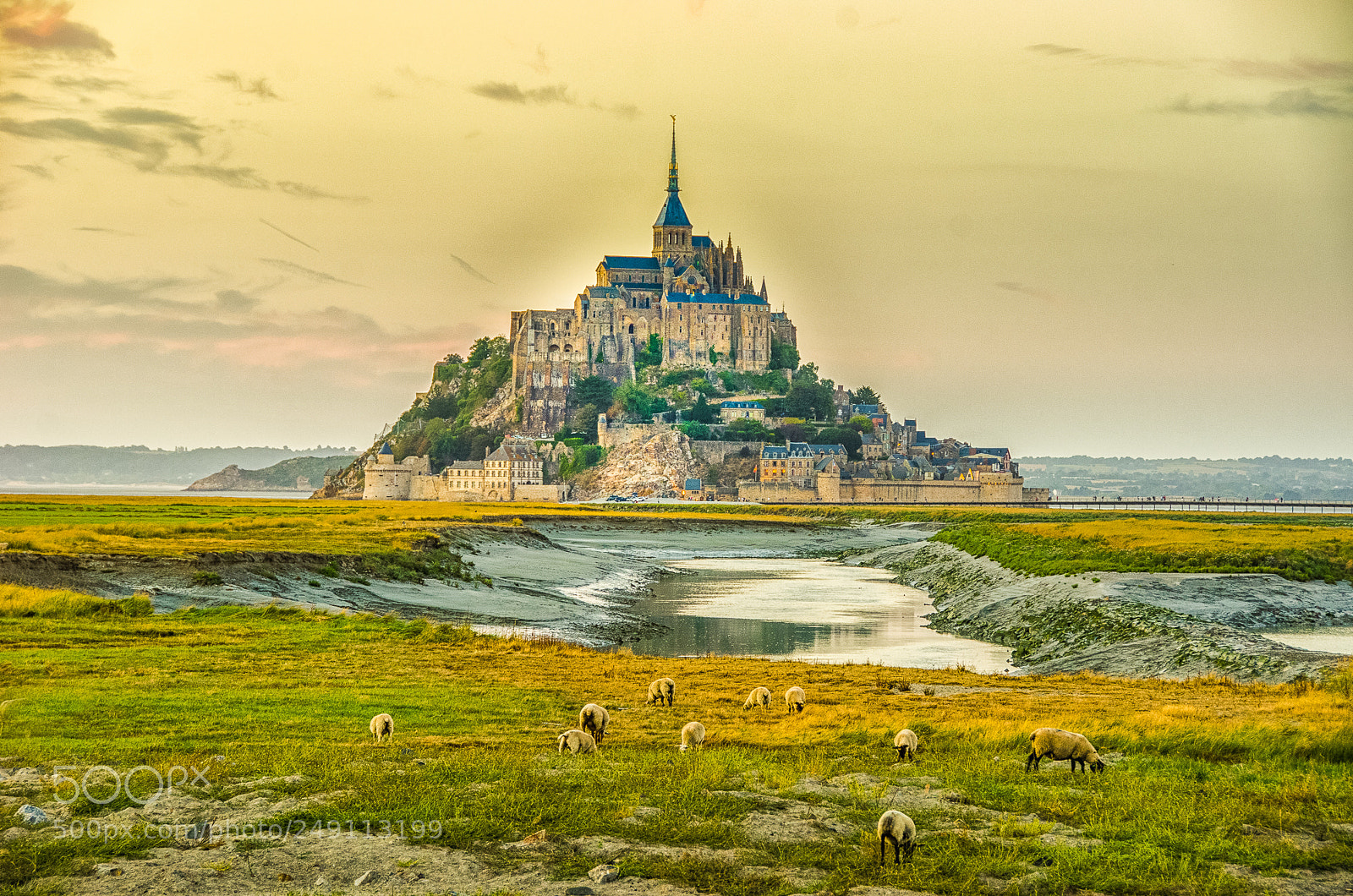 Nikon D7000 sample photo. Mont saint michel fairytale photography