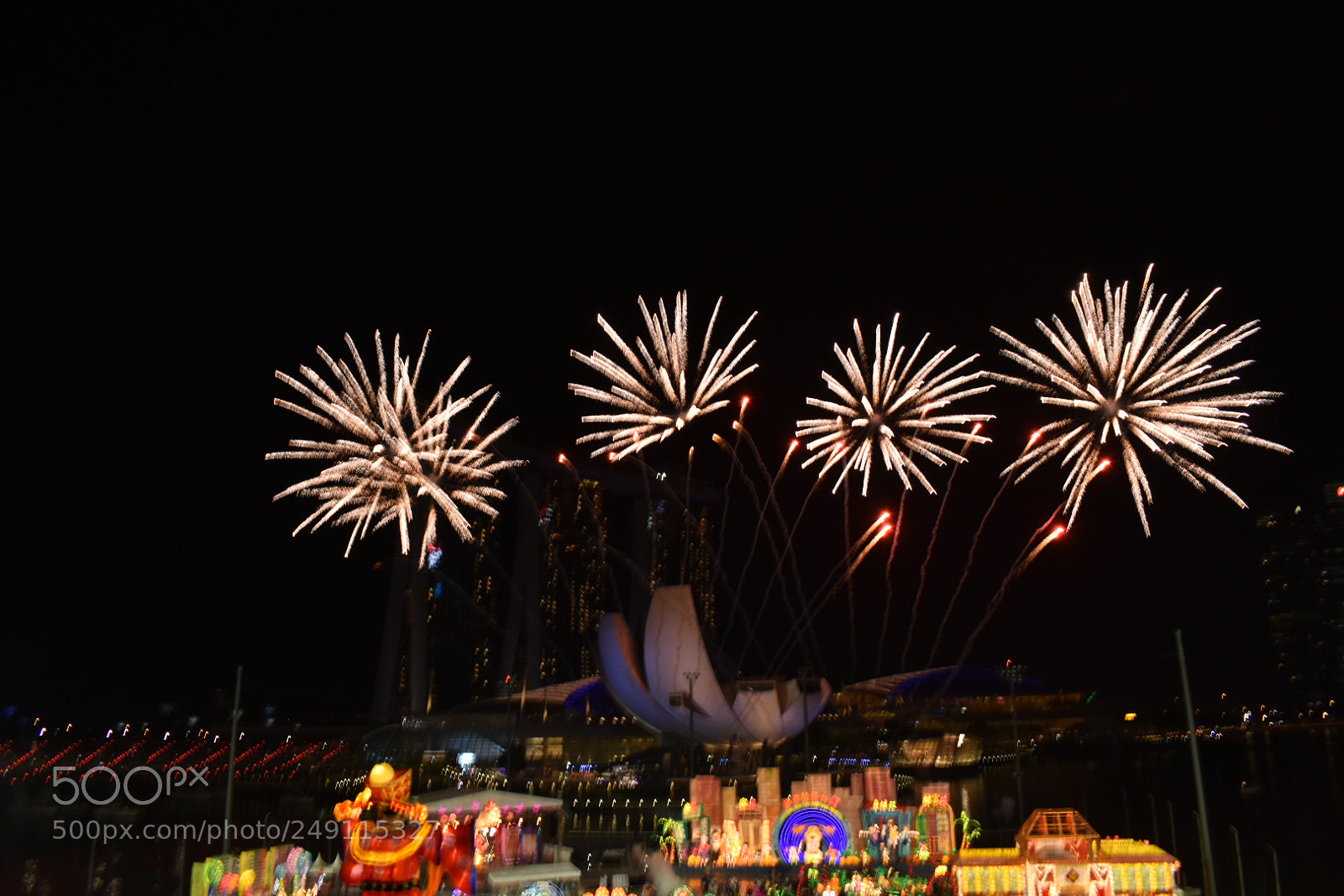 Nikon D3400 sample photo. Singapore - fireworks in photography