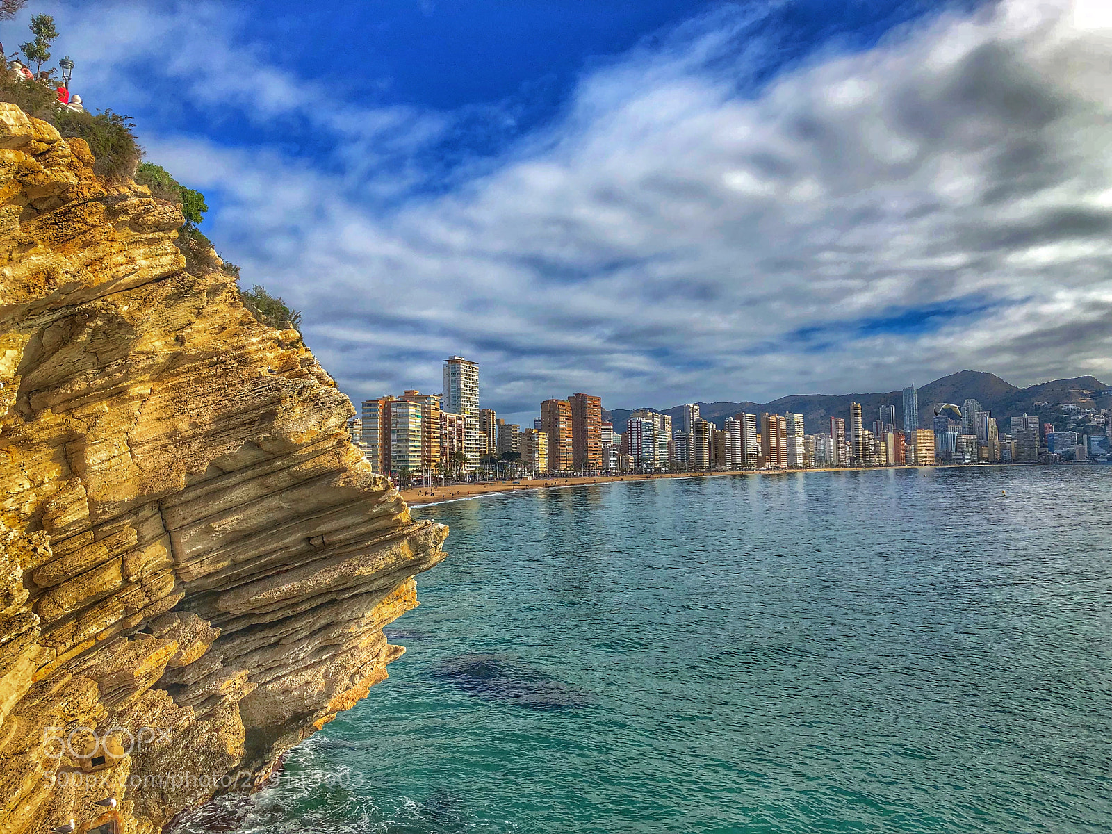 Apple iPhone X sample photo. Amazing view in benidorm photography