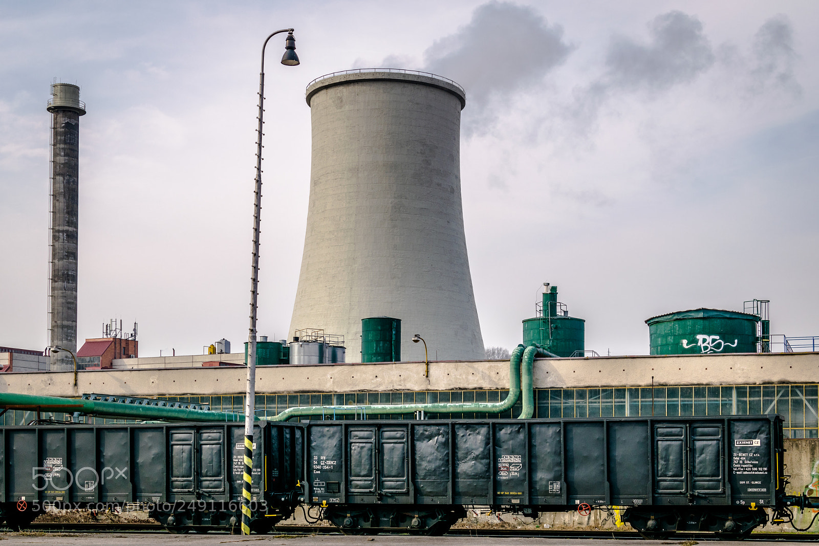 Nikon D3300 sample photo. Cooling chimney photography