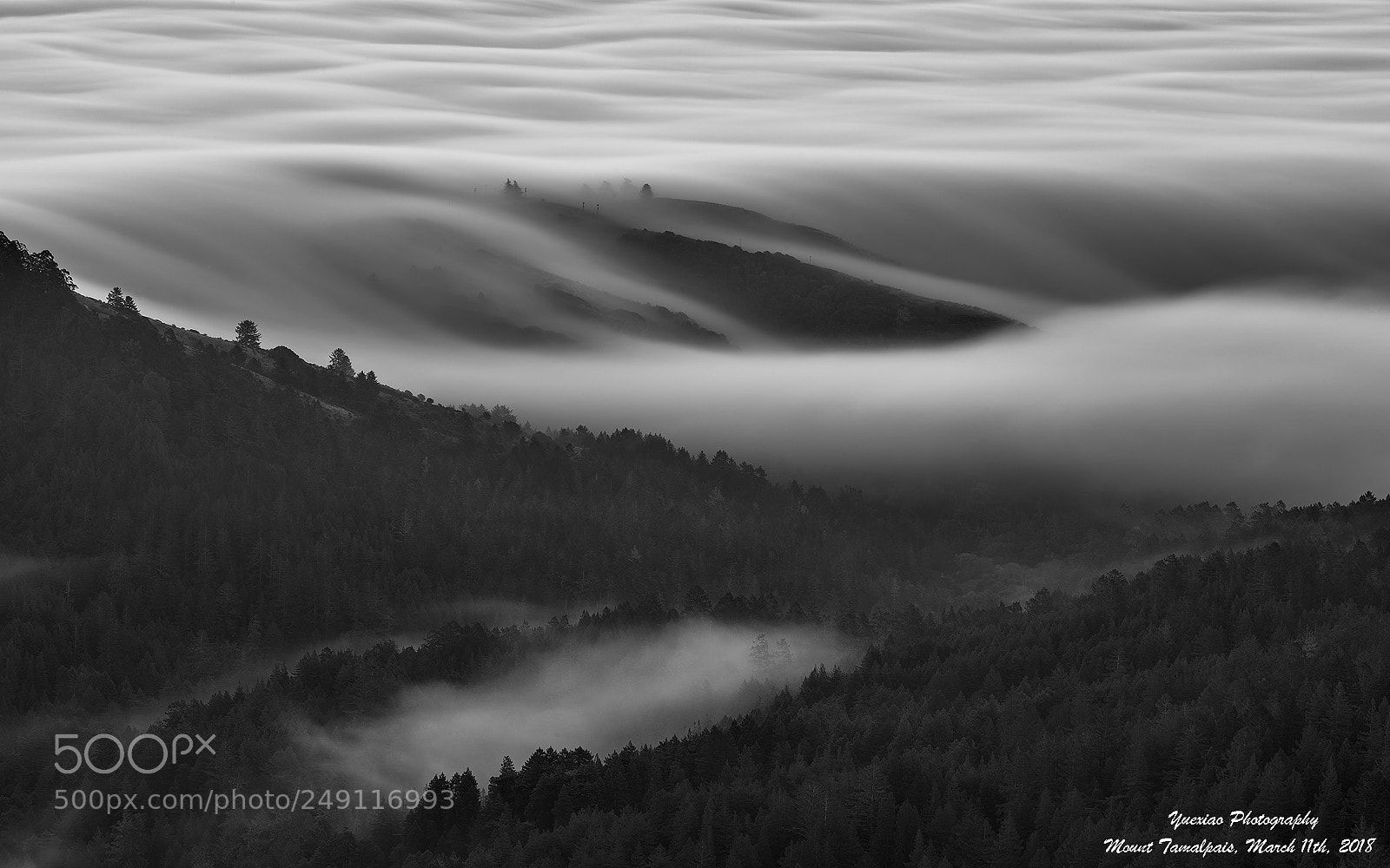Nikon D810 sample photo. Flowing over the mountain photography